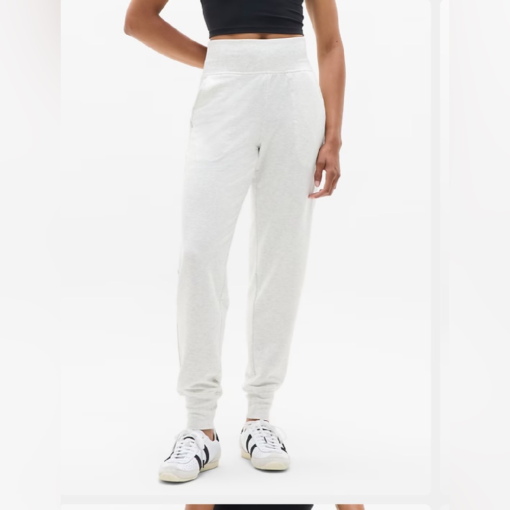 Athleta Women's Gray High-Waisted Joggers